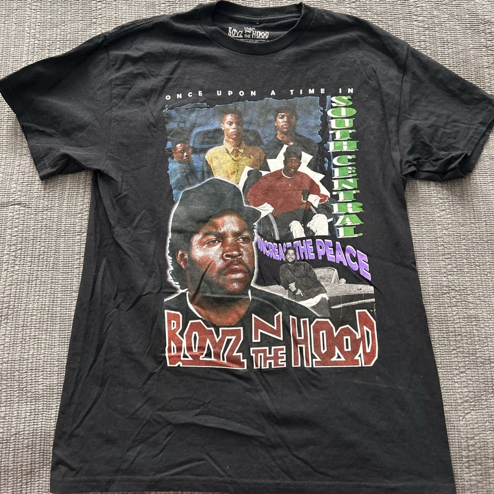 Boys N The Hood Black Graphic Tee